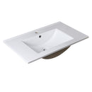 Fresca Allier 30" White Integrated Sink with Countertop FVS8130WH