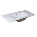 Fresca Allier 36" White Integrated Sink with Countertop FVS8136WH