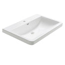 Fresca Milano 32" White Integrated Sink with Countertop FVS8532WH