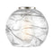 Deco Swirl Glass shown in the  finish with a Clear shade