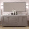 Modern Fittings Caroline Avenue 72" Double Bath Vanity with Cultured Marble Quartz Top and Square Sinks