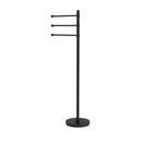 Allied Brass 49 Inch Towel Stand with 3 Pivoting Arms GLT-3-ABZ