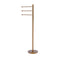 Allied Brass 49 Inch Towel Stand with 3 Pivoting Arms GLT-3-BBR