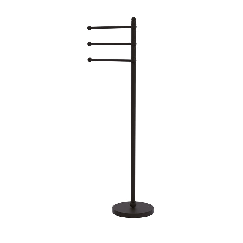 Allied Brass 49 Inch Towel Stand with 3 Pivoting Arms GLT-3-ORB