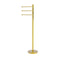 Allied Brass 49 Inch Towel Stand with 3 Pivoting Arms GLT-3-PB