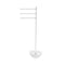 Allied Brass 49 Inch Towel Stand with 3 Pivoting Arms GLT-3-WHM