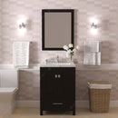 Modern Fittings Caroline Avenue 24" Single Bath Vanity with Cultured Marble Quartz Top and Square Sink