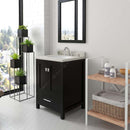 Modern Fittings Caroline Avenue 24" Single Bath Vanity with Quartz Top and Round Sink