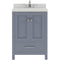 Modern Fittings Caroline Avenue 24" Single Bath Vanity with Quartz Top and Round Sink