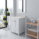 Modern Fittings Caroline Avenue 24" Single Bath Vanity with Quartz Top and Square Sink