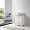 Modern Fittings Caroline Avenue 24" Single Bath Vanity with Marble Top and Round Sink