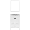 Modern Fittings Caroline Avenue 24" Single Bath Vanity with Marble Top and Round Sink