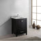 Modern Fittings Caroline Avenue 24" Single Bath Vanity with Marble Top and Square Sink