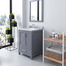 Modern Fittings Caroline Avenue 24" Single Bath Vanity with Marble Top and Square Sink