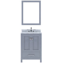 Modern Fittings Caroline Avenue 24" Single Bath Vanity with Marble Top and Square Sink