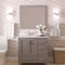 Modern Fittings Caroline Avenue 36" Single Bath Vanity with Cultured Marble Quartz Top and Round Sink Faucet