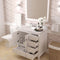 Modern Fittings Caroline Avenue 36" Single Bath Vanity with Cultured Marble Quartz Top and Round Sink