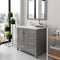 Modern Fittings Caroline Avenue 36" Single Bath Vanity with Quartz Top and Square Sink