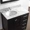 Modern Fittings Caroline Avenue 36" Single Bath Vanity with Marble Top and Round Sink