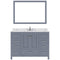 Modern Fittings Caroline Avenue 48" Single Bath Vanity with Calacatta Quartz Top and Square Sink