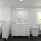 Modern Fittings Caroline Avenue 48" Single Bath Vanity with Calacatta Quartz Top and Square Sink