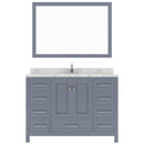 Modern Fittings Caroline Avenue 48" Single Bath Vanity with Cultured Marble Quartz Top and Round Sink