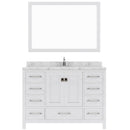 Modern Fittings Caroline Avenue 48" Single Bath Vanity with Cultured Marble Quartz Top and Round Sink