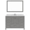 Modern Fittings Caroline Avenue 48" Single Bath Vanity with Cultured Marble Quartz Top and Square Sink