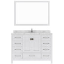 Modern Fittings Caroline Avenue 48" Single Bath Vanity with Cultured Marble Quartz Top and Square Sink