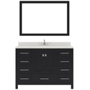 Modern Fittings Caroline Avenue 48" Single Bath Vanity with Quartz Top and Round Sink