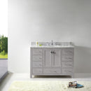 Modern Fittings Caroline Avenue 48" Single Bath Vanity with Marble Top and Round Sink