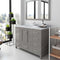 Modern Fittings Caroline Avenue 48" Single Bath Vanity with Marble Top and Round Sink