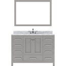 Modern Fittings Caroline Avenue 48" Single Bath Vanity with Marble Top and Round Sink