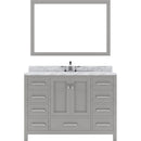 Modern Fittings Caroline Avenue 48" Single Bath Vanity with Marble Top and Square Sink