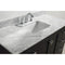 Modern Fittings Caroline Avenue 48" Single Bath Vanity with Marble Top and Square Sink Faucet