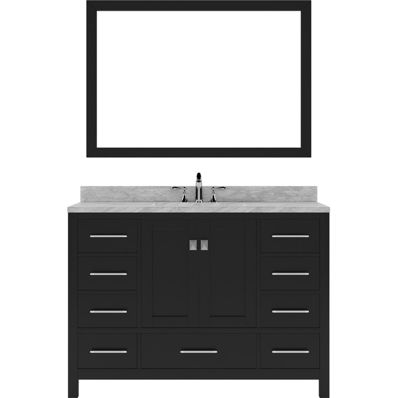 Modern Fittings Caroline Avenue 48" Single Bath Vanity with Marble Top and Square Sink