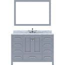 Modern Fittings Caroline Avenue 48" Single Bath Vanity with Marble Top and Square Sink