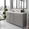 Modern Fittings Caroline Avenue 60" Single Bath Vanity with Quartz Top and Round Sink Faucet