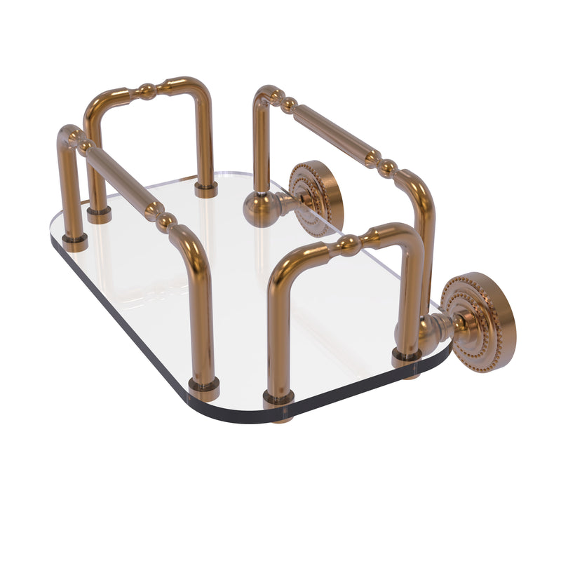 Allied Brass Dottingham Wall Mounted Guest Towel Holder GT-2-DT-BBR