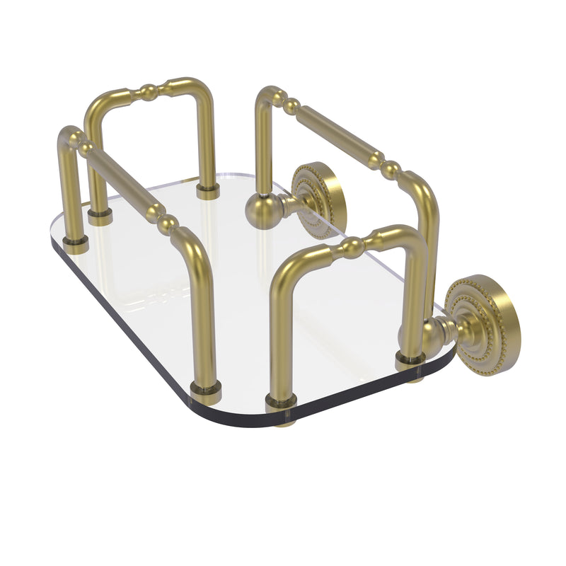 Allied Brass Dottingham Wall Mounted Guest Towel Holder GT-2-DT-SBR