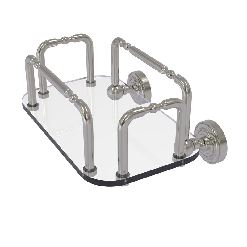 Allied Brass Dottingham Wall Mounted Guest Towel Holder GT-2-DT-SN