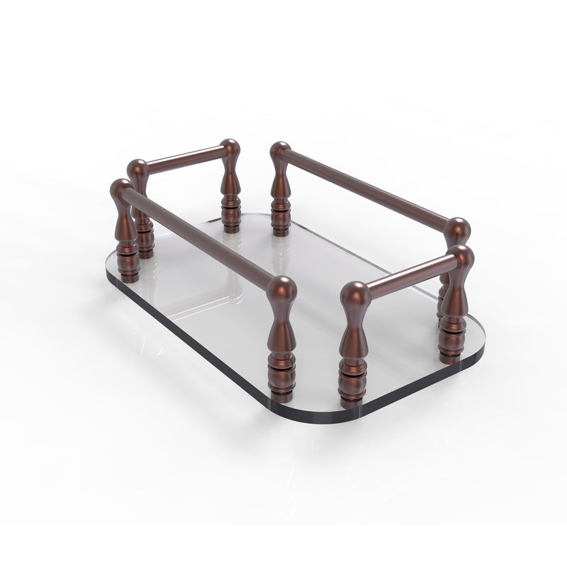 Allied Brass Vanity Top Glass Guest Towel Tray GT-6-CA