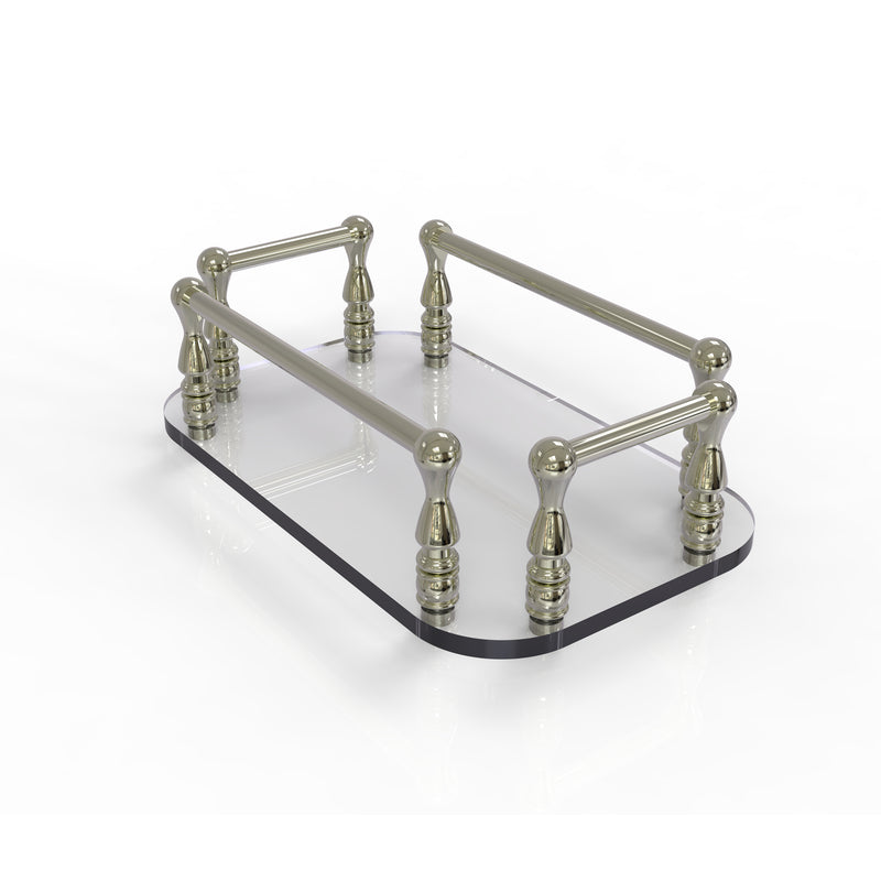 Allied Brass Vanity Top Glass Guest Towel Tray GT-6-PNI