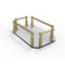 Allied Brass Vanity Top Glass Guest Towel Tray GT-6-SBR