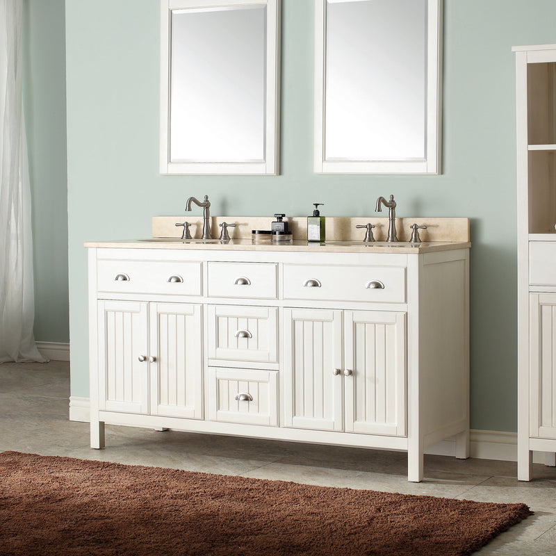 Avanity Hamilton 61 inch Vanity Combo HAMILTON-VS60-FW-B