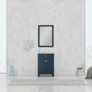 Alya Bath Norwalk 24" Vanity Blue with Carrera Marble Top HE-101-24-B-CWMT