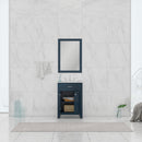 Alya Bath Norwalk 24" Vanity Blue with Carrera Marble Top HE-101-24-B-CWMT