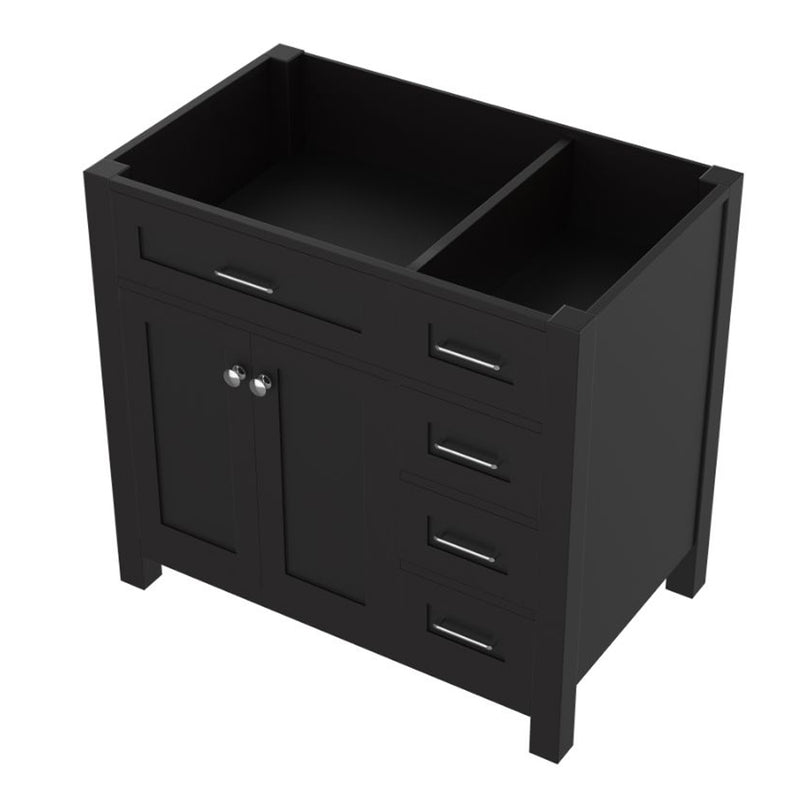 Alya Bath Norwalk 36 inch Drawer Vanity with No Top 