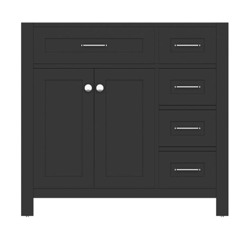 Alya Bath Norwalk 36 inch Drawer Vanity with No Top 