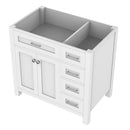 Alya Bath Norwalk 36 inch Drawer Vanity with No Top 